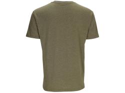 Simms Trout Outline T-Shirt Military Heather