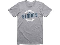 Tricou Simms Wader MT T-Shirt Grey Heather