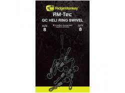 Vartejuri RidgeMonkey RM-Tec Quick Change Heli Ring Swivels