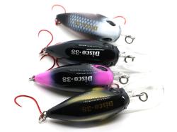 Damiki Disco Deep Trout-38 3.8cm 4.5g 412T Ghost Clear Brown F