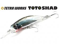 Vobler DUO Tetra Works Toto Shad 4.2cm 2.8g DNH0304 Clear Rainbow S