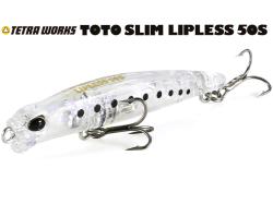 Vobler DUO TW Toto Slim Lipless 50S 5cm 2.5g CCC0390 Ghost Pearl Chart S