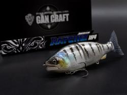 Gan Craft Jointed Claw Ratchet 184 18cm 70.9g #05 Blue Back Clear Perch F