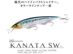 Megabass Kanata SW 16cm 31g GG Reaction Iwashi F