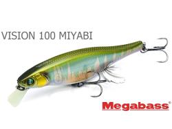 Vobler Megabass Vision 100 Miyabi 10cm 18g Bone Mat Tiger F