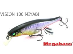 Megabass Vision 100 Miyabi 10cm 18g Bone Mat Tiger F
