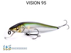 Vobler Megabass Vision Q-Go 95F 9.5cm 10.6g GP Red Fin Perch F