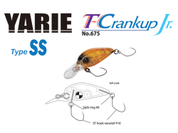 Yarie T-Crankup Jr. 675 Type-SS 28mm 2.1g C1 Clear