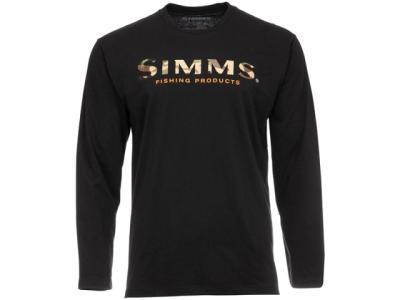 Bluza Simms Logo Shirt LS Black