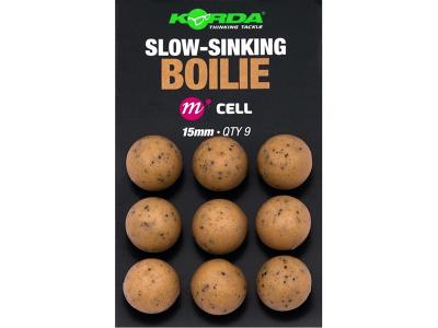 Boilies artificial Korda Slow Sinking Boilie Cell 