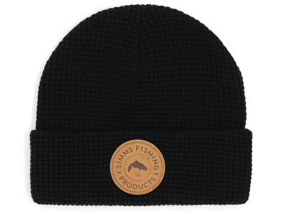 Simms Everyday Waffle Knit Beanie Black