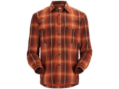 Simms ColdWeather Shirt Hickory Clay Plaid