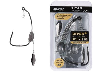 BKK Titan Diver Plus Worm Hook