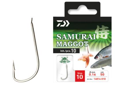 Carlige legate Daiwa Samurai Maggot Hooks