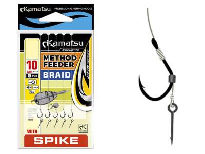 Kamatsu Method Feeder Sensei Tied Hooks with Spike