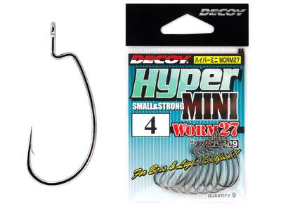 Carlige offset Decoy Worm 27 Hyper Mini Hooks