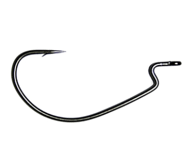 Vanfook Worm-55 Stealth Black Offset Hooks