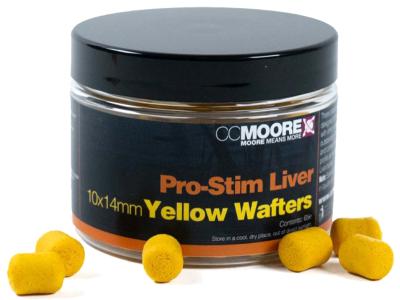 CC Moore Pro-Stim Liver Yellow Dumbell Wafters