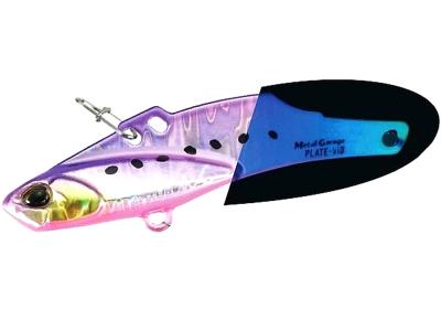 DUO Metal Garage Plate-Vib 6.5cm 20g PPA0596 UV Purple Sardine Glow Tail S
