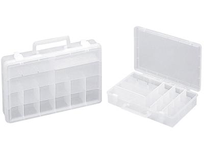 Meiho Feeder 1800 Compartment Case Clear
