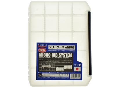 Meiho Meiho Free Case Micro Rib System 1200ND Clear