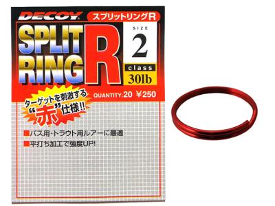 Anouri Decoy R-2 Split Ring Red