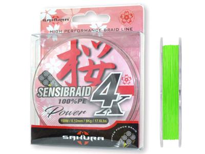 Sakura Sensibraid 4X 150m Chartreuse
