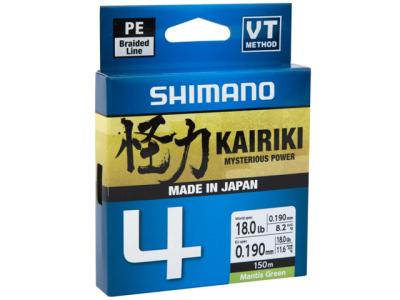 Shimano Kairiki SX4 PE Braided Line 150m Mantis Green