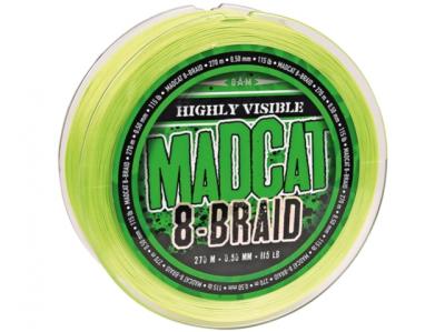 D.A.M. Madcat 8-Braid 270m Fluo Green