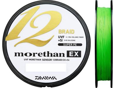 Fir textil Daiwa Morethan UVF Sensor 12 Braid EX+SI 200m Lime Green