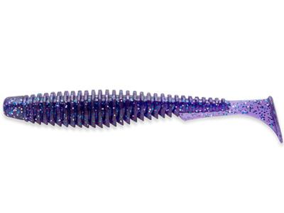 FishUp U-Shad 10.1cm #060 Dark Violet Peacock & Silver