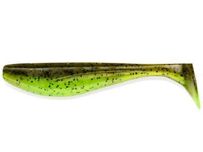FishUp Wizzle Shad 12.5cm #204 Green Pumpkin Chartreuse