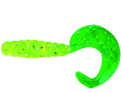 SPRO Spiral Tail 3.5cm Yellow Chartreuse