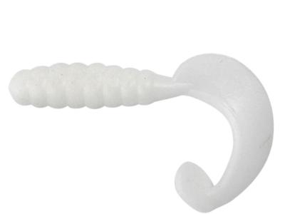 Grub SPRO Spiral Tail 5cm White