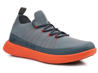 Grundens SeaKnit Boat Shoe Grey Storm