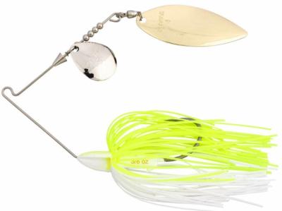 Keitech Tee-Bone Spinnerbait Tandem Willow 14g White Chartreuse 509