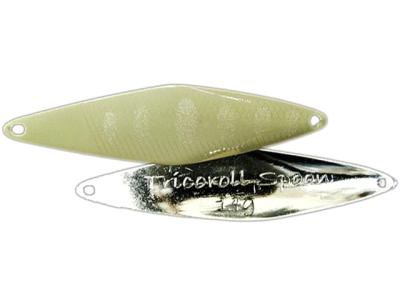 Lingurita oscilanta Jackall Tricoroll 64mm 10g Pearl and Glow