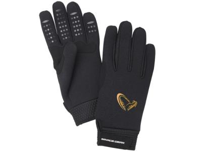 Manusi Savage Gear Neoprene Stretch Gloves Black