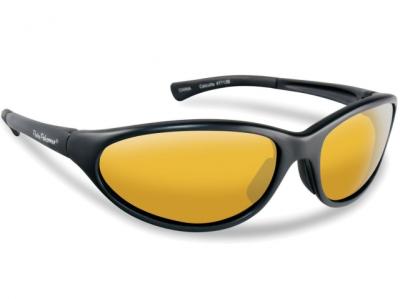 Ochelari Flying Fisherman Calcutta Black Yellow Amber Sunglasses