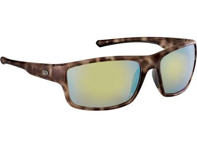 Flying Fisherman Chordata Matte Tortoise Amber-Gold Mirror