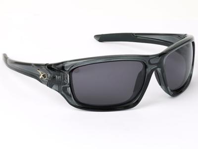 Ochelari Matrix Trans Black Wraps/Grey Lense Polarised Sunglasses
