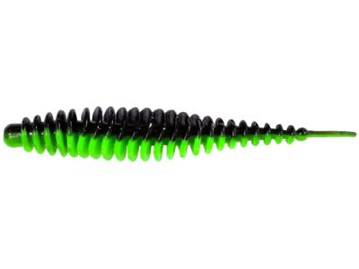 Quantum Magic Trout T-Worm I-Tail 6.5cm Neon Green Black Garlic