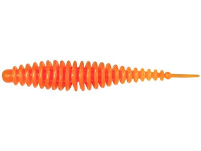 Quantum Magic Trout T-Worm I-Tail 6.5cm Neon Orange Garlic