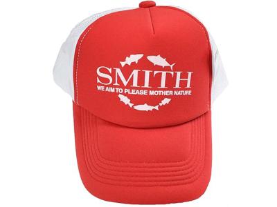 Sapca Smith Red & White Mesh Cap