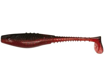 Shad Dragon Belly Fish PRO 5cm Red Black Red Glitter
