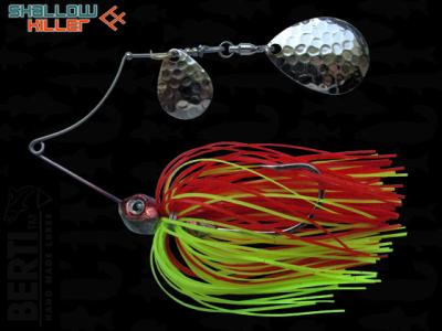 Spinnerbait Berti Shallow Killer 11g Colorado / Red-Chartreuse