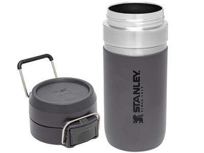 Termos Stanley GO Quick Flip Water Bottle Charcoal Black 0.47L