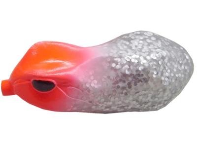Tiemco Vajra Frog FRG-60 6cm 17 Red Head/Silver Glitter F