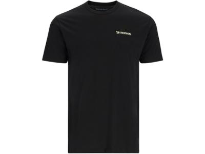 Simms Bass Outline T-Shirt Black