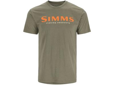 Tricou Simms Logo T-Shirt Military Heather